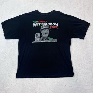 The Red Green Show Tour‎ T-Shirt Men's Size XXL 90s Double-sided Black EUC